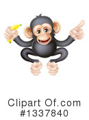 Chimpanzee Clipart #1337840 by AtStockIllustration