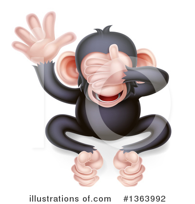 Monkey Clipart #1363992 by AtStockIllustration