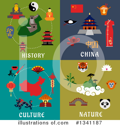 Royalty-Free (RF) Chinese Clipart Illustration by Vector Tradition SM - Stock Sample #1341187