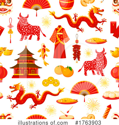 Royalty-Free (RF) Chinese Clipart Illustration by Vector Tradition SM - Stock Sample #1763903