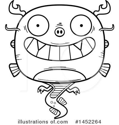 Royalty-Free (RF) Chinese Dragon Clipart Illustration by Cory Thoman - Stock Sample #1452264