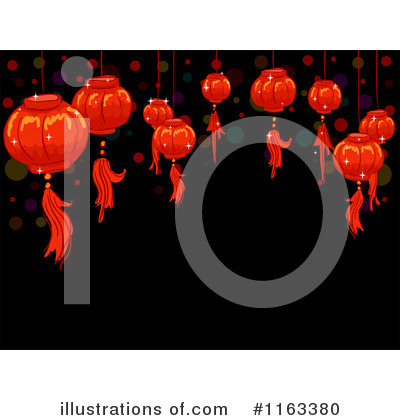 Chinese Lanterns Clipart #1163380 by BNP Design Studio