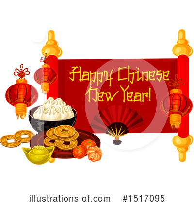 Royalty-Free (RF) Chinese New Year Clipart Illustration by Vector Tradition SM - Stock Sample #1517095