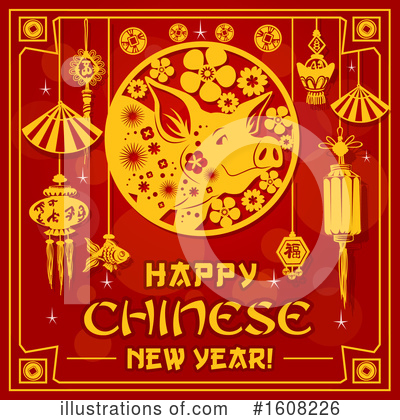 Royalty-Free (RF) Chinese New Year Clipart Illustration by Vector Tradition SM - Stock Sample #1608226