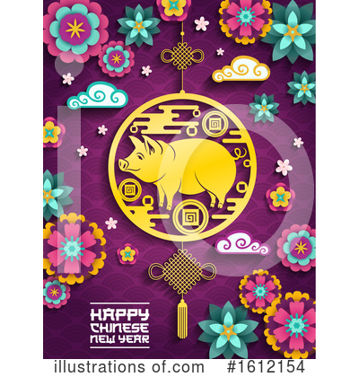 Royalty-Free (RF) Chinese New Year Clipart Illustration by Vector Tradition SM - Stock Sample #1612154