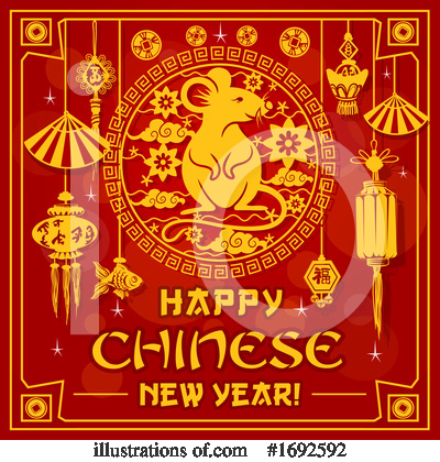 Royalty-Free (RF) Chinese New Year Clipart Illustration by Vector Tradition SM - Stock Sample #1692592