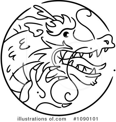 Year Of The Dragon Clipart #1090101 by BNP Design Studio