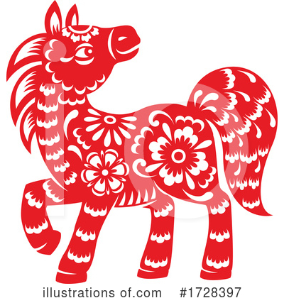 Royalty-Free (RF) Chinese Zodiac Clipart Illustration by Vector Tradition SM - Stock Sample #1728397