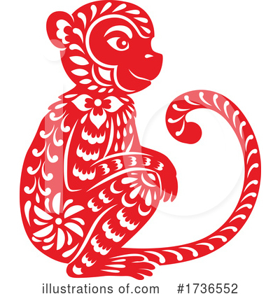 Royalty-Free (RF) Chinese Zodiac Clipart Illustration by Vector Tradition SM - Stock Sample #1736552