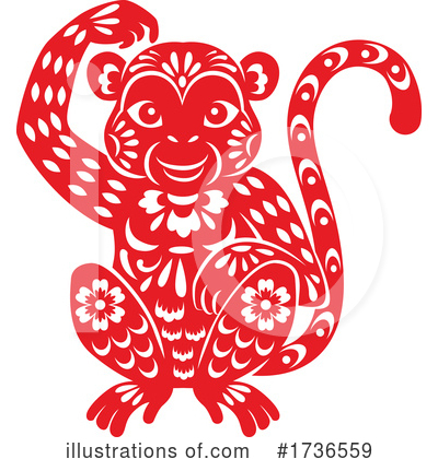 Royalty-Free (RF) Chinese Zodiac Clipart Illustration by Vector Tradition SM - Stock Sample #1736559