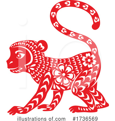 Royalty-Free (RF) Chinese Zodiac Clipart Illustration by Vector Tradition SM - Stock Sample #1736569