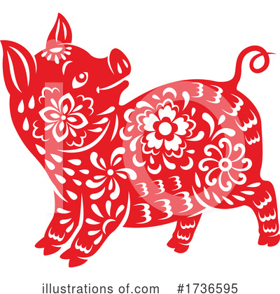 Royalty-Free (RF) Chinese Zodiac Clipart Illustration by Vector Tradition SM - Stock Sample #1736595
