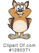Chipmunk Clipart #1280371 by Dennis Holmes Designs