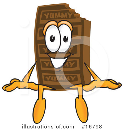 Royalty-Free (RF) Chocolate Character Clipart Illustration by Mascot Junction - Stock Sample #16798