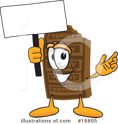 Chocolate Character Clipart #16805 by Mascot Junction