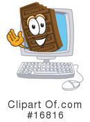 Chocolate Character Clipart #16816 by Mascot Junction