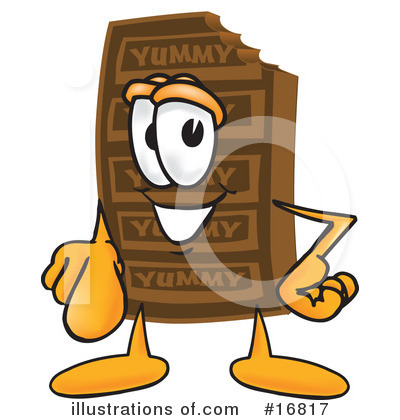 Royalty-Free (RF) Chocolate Character Clipart Illustration by Mascot Junction - Stock Sample #16817