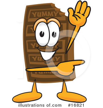 Chocolate Character Clipart #16821 by Mascot Junction