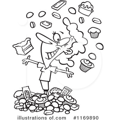 Royalty-Free (RF) Chocolate Clipart Illustration by toonaday - Stock Sample #1169890