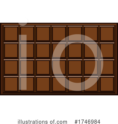 Royalty-Free (RF) Chocolate Clipart Illustration by Hit Toon - Stock Sample #1746984