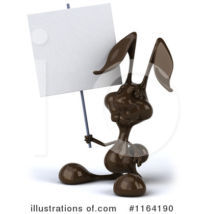 Chocolate Easter Bunny Clipart #1164190 - Illustration by Julos