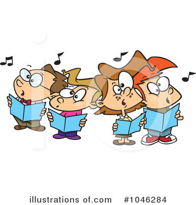 Choir Clipart #1046248 - Illustration by toonaday