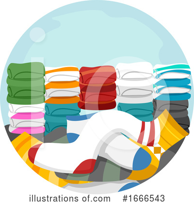 Socks Clipart #1666543 by BNP Design Studio