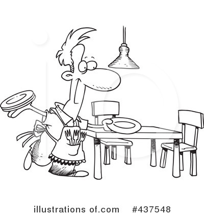 Royalty-Free (RF) Chores Clipart Illustration by toonaday - Stock Sample #437548