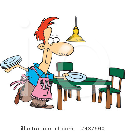 Royalty-Free (RF) Chores Clipart Illustration by toonaday - Stock Sample #437560