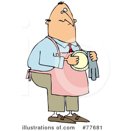 Washing Dishes Clipart #77681 by djart