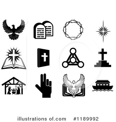 Christian Icons Clipart #1189992 by AtStockIllustration
