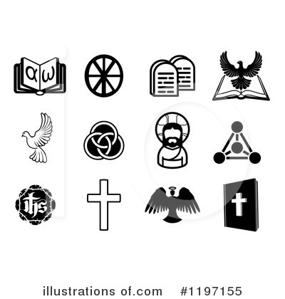 Christian Icons Clipart #1197155 by AtStockIllustration