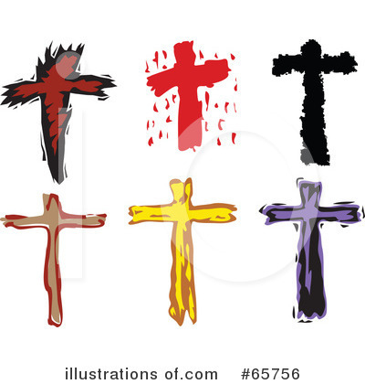 Royalty-Free (RF) Christian Cross Clipart Illustration by Prawny - Stock Sample #65756