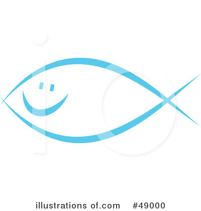 Royalty-Free (RF) Christian Fish Clipart Illustration by Prawny - Stock Sample #49000