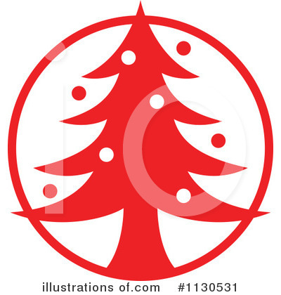Christmas Tree Clipart #1130531 by Zooco