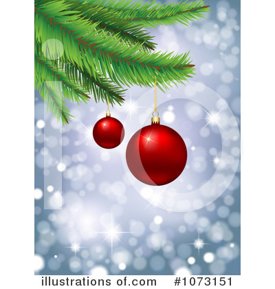 Royalty-Free (RF) Christmas Background Clipart Illustration by KJ Pargeter - Stock Sample #1073151