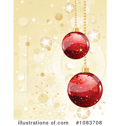 Royalty-Free (RF) Christmas Background Clipart Illustration by Pushkin - Stock Sample #1083708