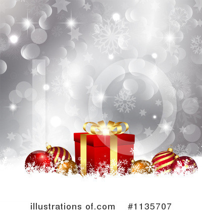 Royalty-Free (RF) Christmas Background Clipart Illustration by KJ Pargeter - Stock Sample #1135707