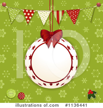 Royalty-Free (RF) Christmas Background Clipart Illustration by elaineitalia - Stock Sample #1136441