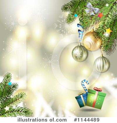 Christmas Tree Clipart #1144489 by merlinul