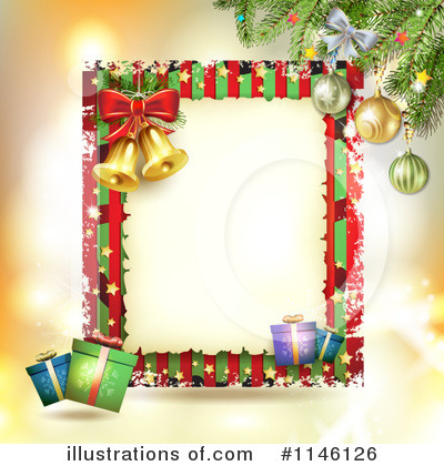 Christmas Bells Clipart #1146126 by merlinul