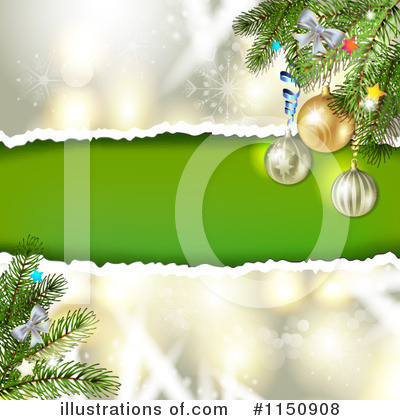 Royalty-Free (RF) Christmas Background Clipart Illustration by merlinul - Stock Sample #1150908