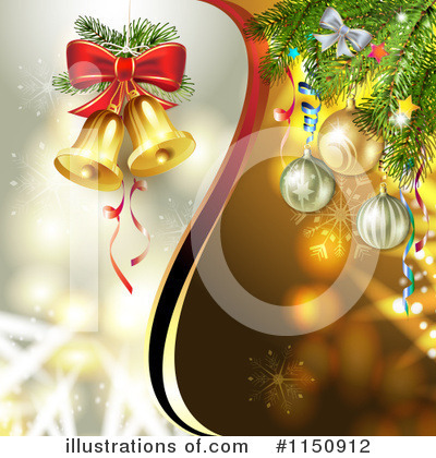 Royalty-Free (RF) Christmas Background Clipart Illustration by merlinul - Stock Sample #1150912