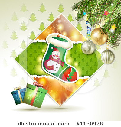 Royalty-Free (RF) Christmas Background Clipart Illustration by merlinul - Stock Sample #1150926