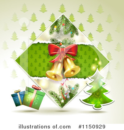 Royalty-Free (RF) Christmas Background Clipart Illustration by merlinul - Stock Sample #1150929