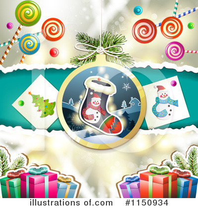 Christmas Stocking Clipart #1150934 by merlinul