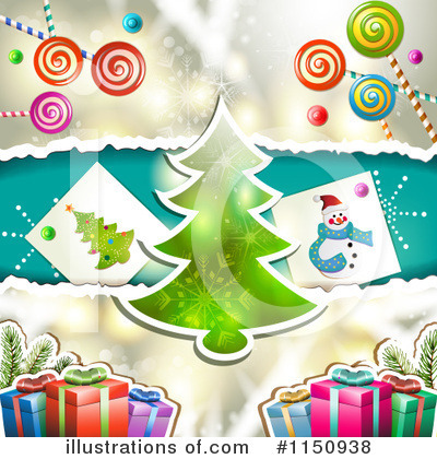 Royalty-Free (RF) Christmas Background Clipart Illustration by merlinul - Stock Sample #1150938