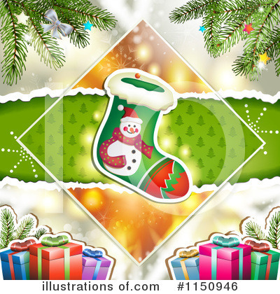 Christmas Stocking Clipart #1150946 by merlinul