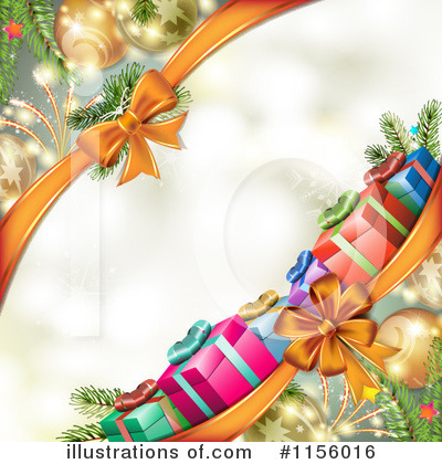 Royalty-Free (RF) Christmas Background Clipart Illustration by merlinul - Stock Sample #1156016