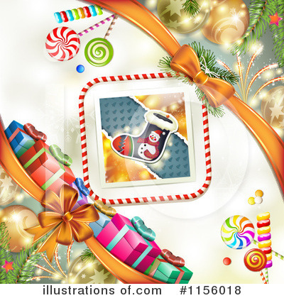 Royalty-Free (RF) Christmas Background Clipart Illustration by merlinul - Stock Sample #1156018